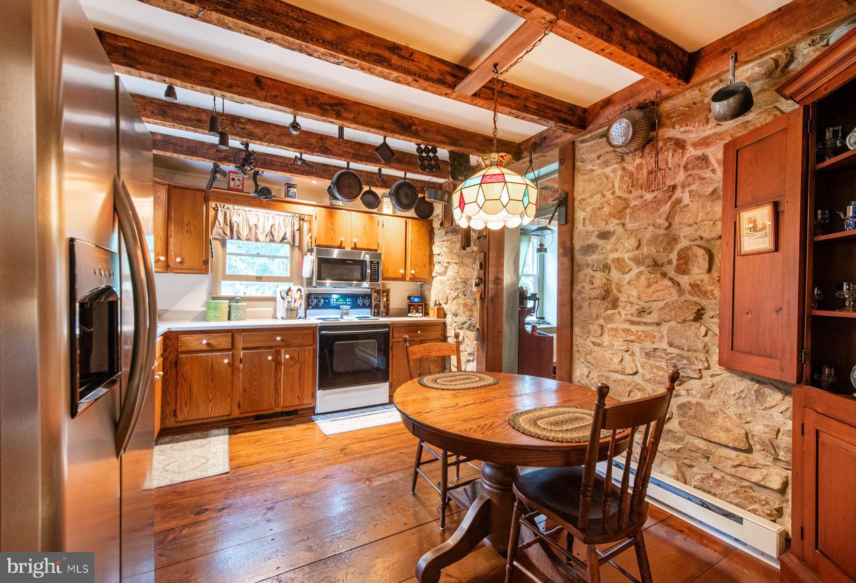 13 Sycamore Road Barto, PA 19504 - Photo 27 of 47 Beautiful Stone wall and Random Wood Floor