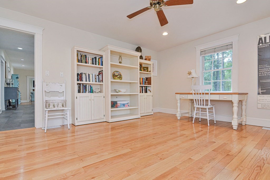 40 Brooks Station Road Princeton, MA 01541 - Photo 17 of 42 an empty room with furniture and wooden floor