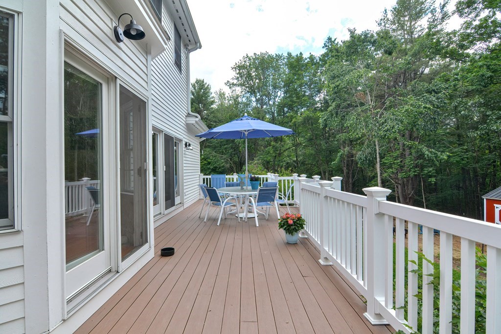 40 Brooks Station Road Princeton, MA 01541 - Photo 36 of 42 a view of a chairs with a deck