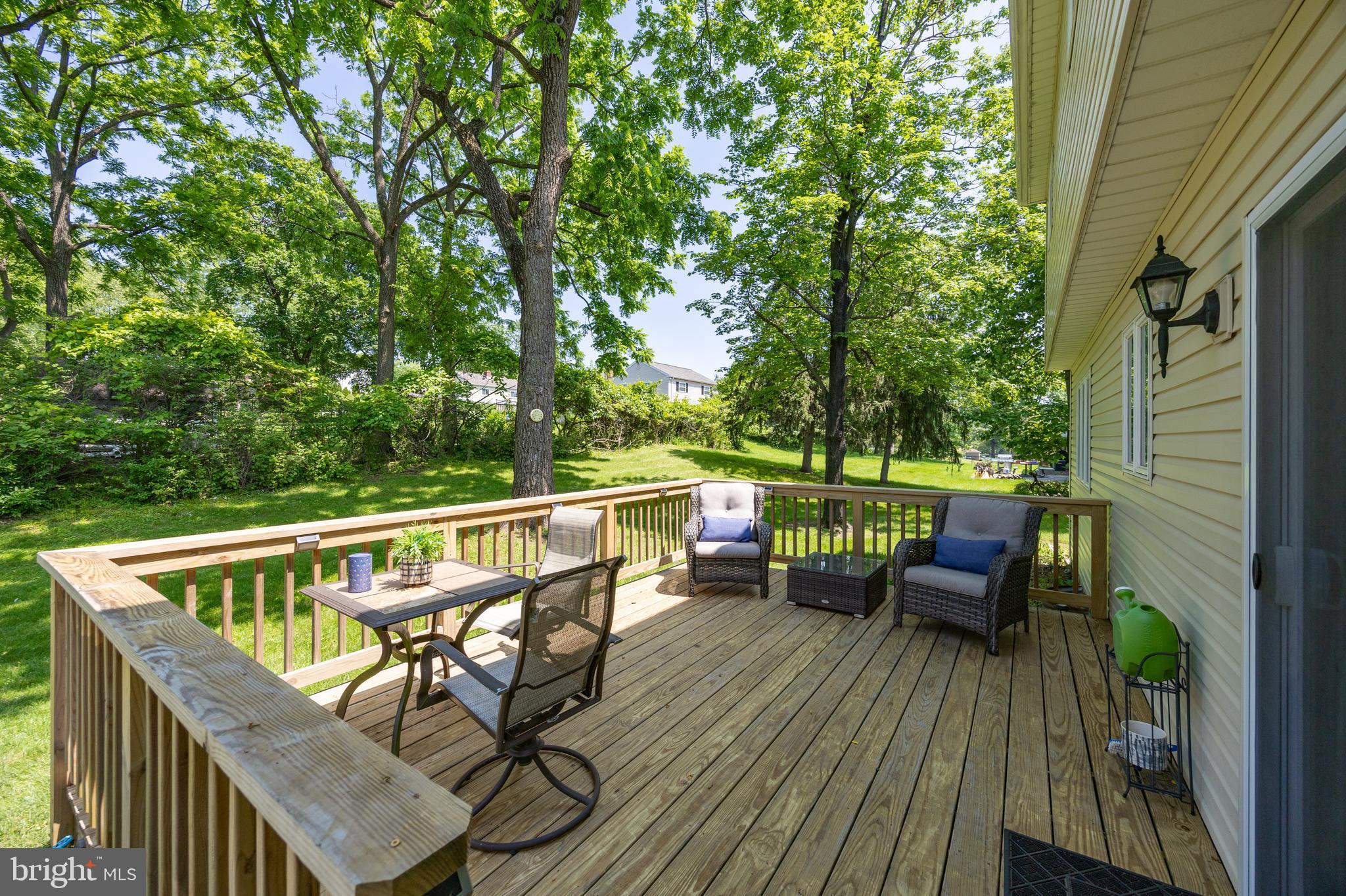 926 Pierce Road Norristown, PA 19403 - Photo 34 of 54 a view of balcony with furniture and wooden deck