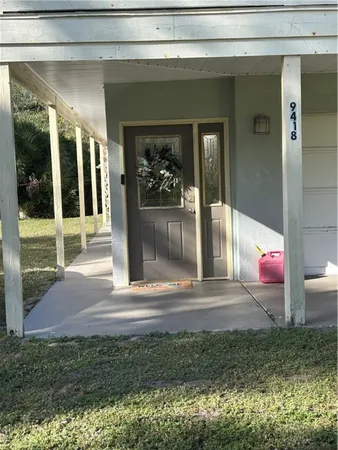 a view of a house with a porch