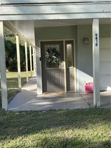 a view of a house with a porch