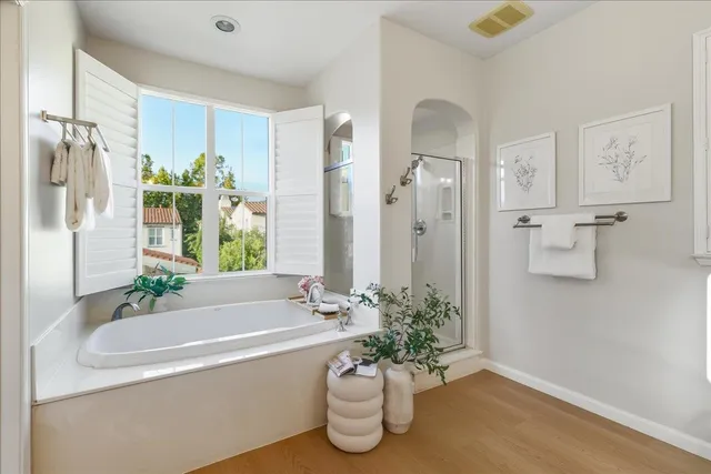 a close up view of racks on the wall