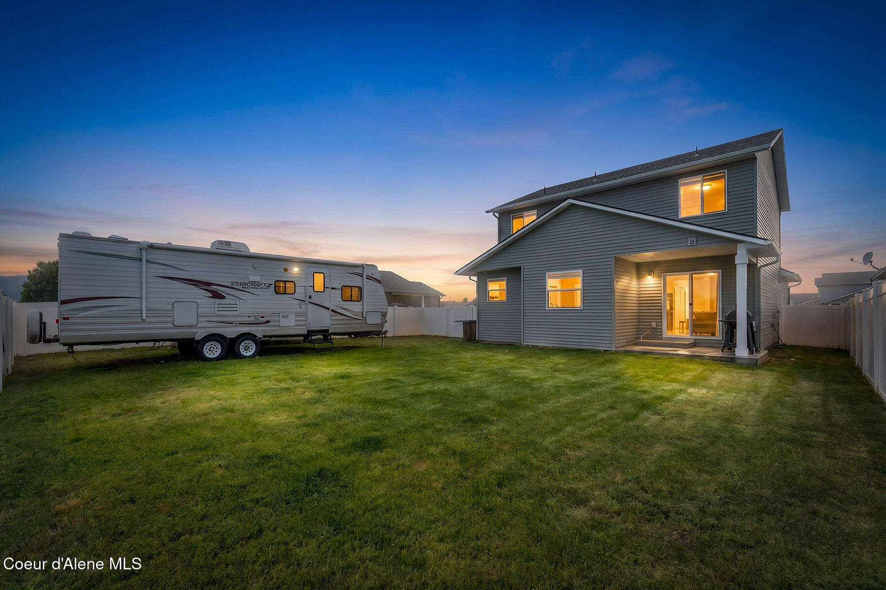 8848 North Mountainshire Road Post Falls, ID 83854 - Photo 30 of 30 8848-Mountainshire-Rd-Twilight-3228