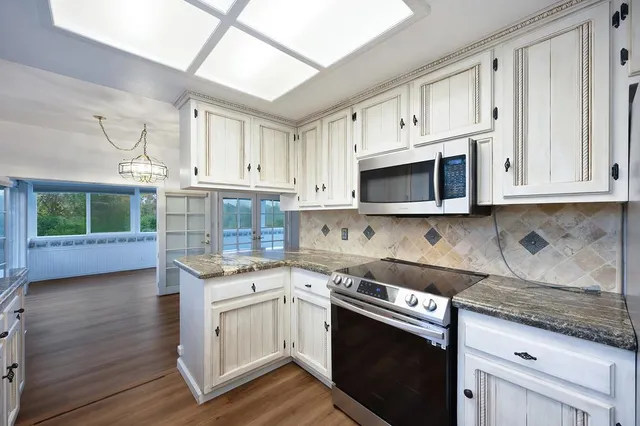 a view of a small space