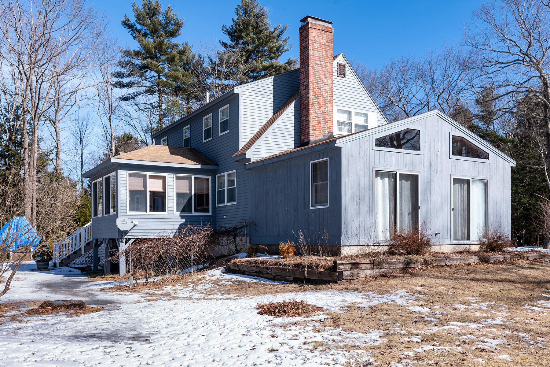119 Cheney Woods Road Wells, ME 04090 - Photo 2 of 41 Rear View Shows Dormer, Chimney ,