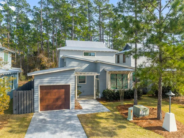 front view of a house with a porch