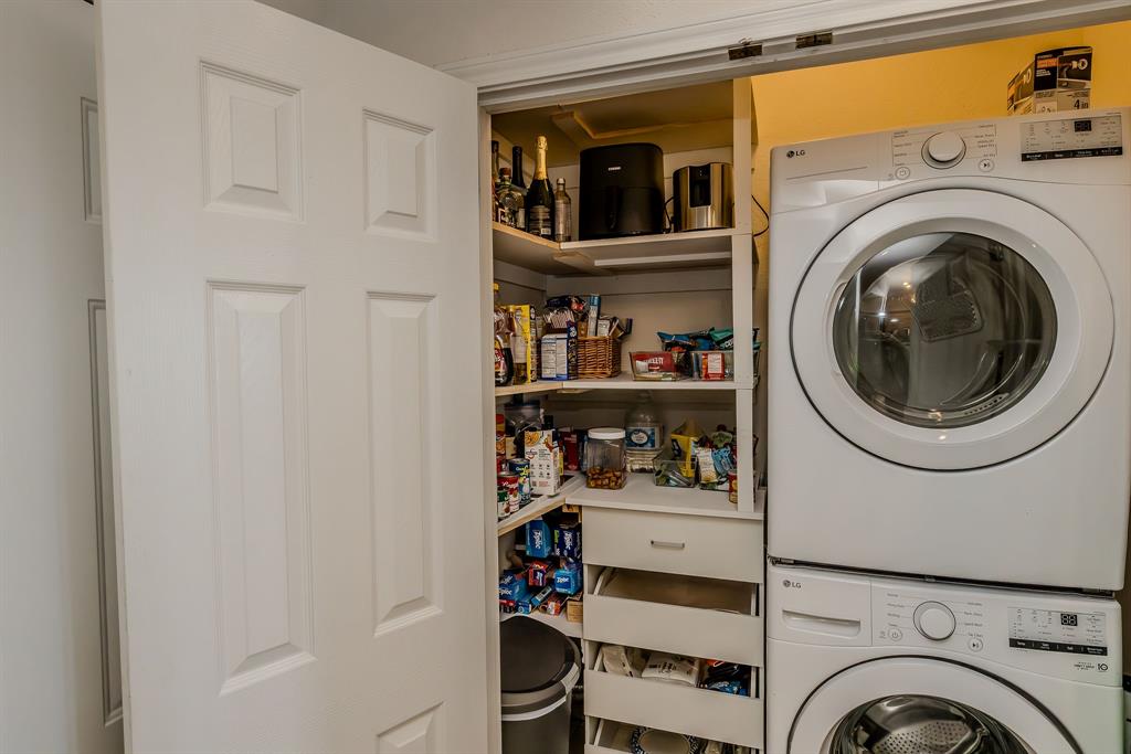 504 Eagle Point Road Graford, TX 76449 - Photo 12 of 38 It's easy to stay organized with this pantry and laundry area!