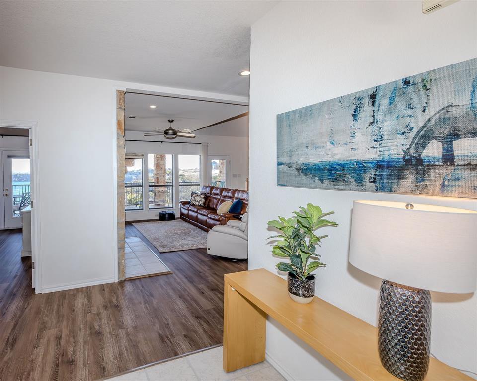 504 Eagle Point Road Graford, TX 76449 - Photo 5 of 38 This waterfront condo feels so good from the moment you walk in the front door...