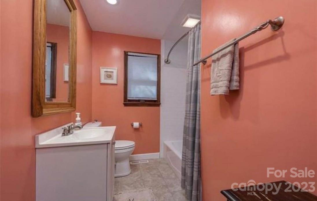 42 Hunter's Trail Tryon, NC 28782 - Photo 6 of 13 a bathroom with a sink a toilet and mirror