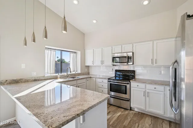 a backyard of a house