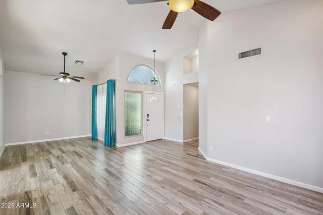 a view of an entryway door