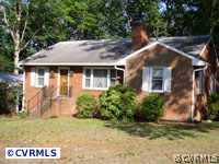 10535 Lambeth Road Glen Allen, VA 23060 - Photo 1 of 8 Exterior Front - Brick Ranch on acre site