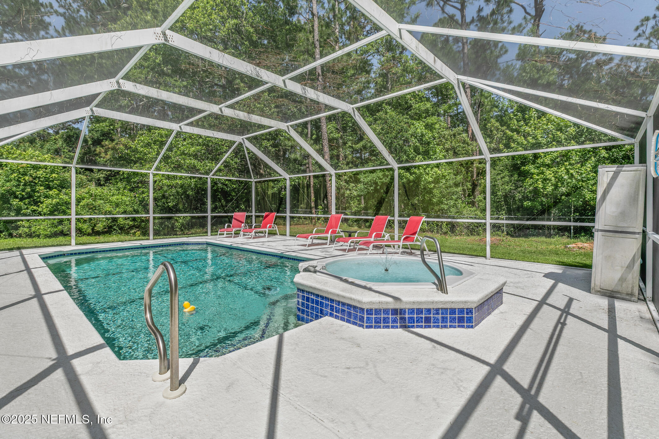 120 Stokes Landing Road St. Augustine, FL 32095 - Photo 43 of 78 a view of a backyard with sitting area