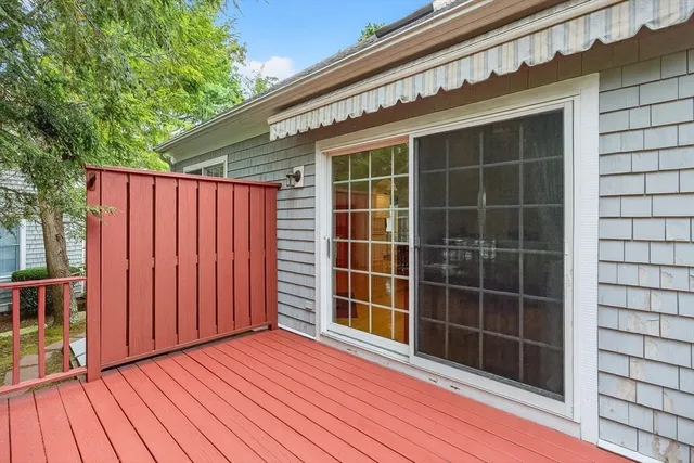 a view of a house with a balcony