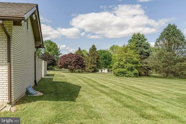 a view of a green field