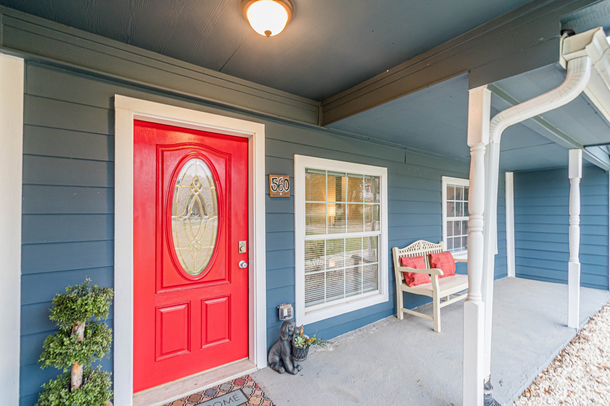 560 Persimmon Pass Fischer, TX 78623 - Photo 4 of 26 a backyard of a house with seating space