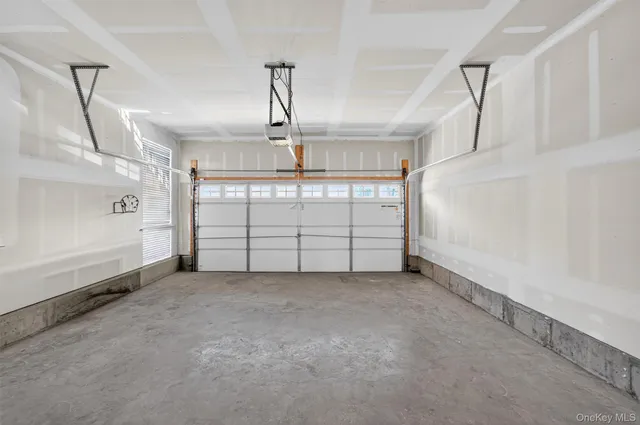 a view of a back yard from a balcony