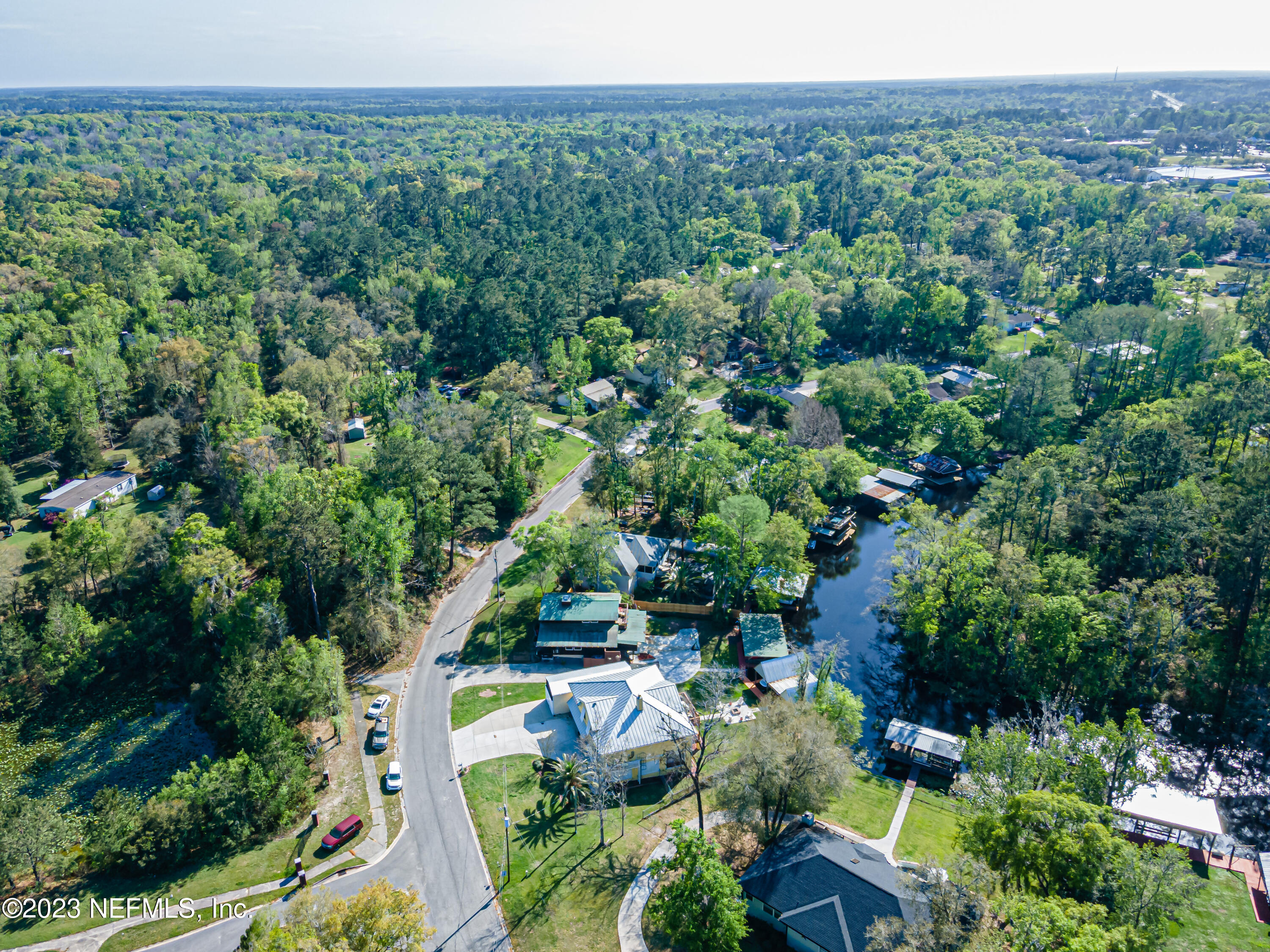 2036 Cornell Road Middleburg, FL 32068 - Photo 61 of 62 an aerial view of a house with yard