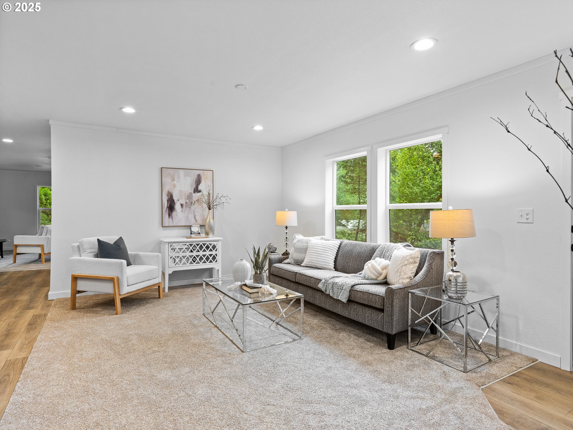 54839 Southwest South Road Gaston, OR 97119 - Photo 2 of 15 a living room with furniture and a large window