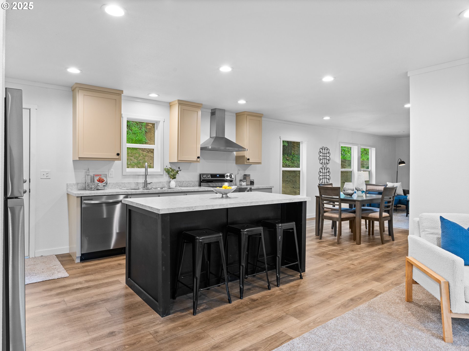 54839 Southwest South Road Gaston, OR 97119 - Photo 3 of 15 a kitchen with a sink cabinets and window