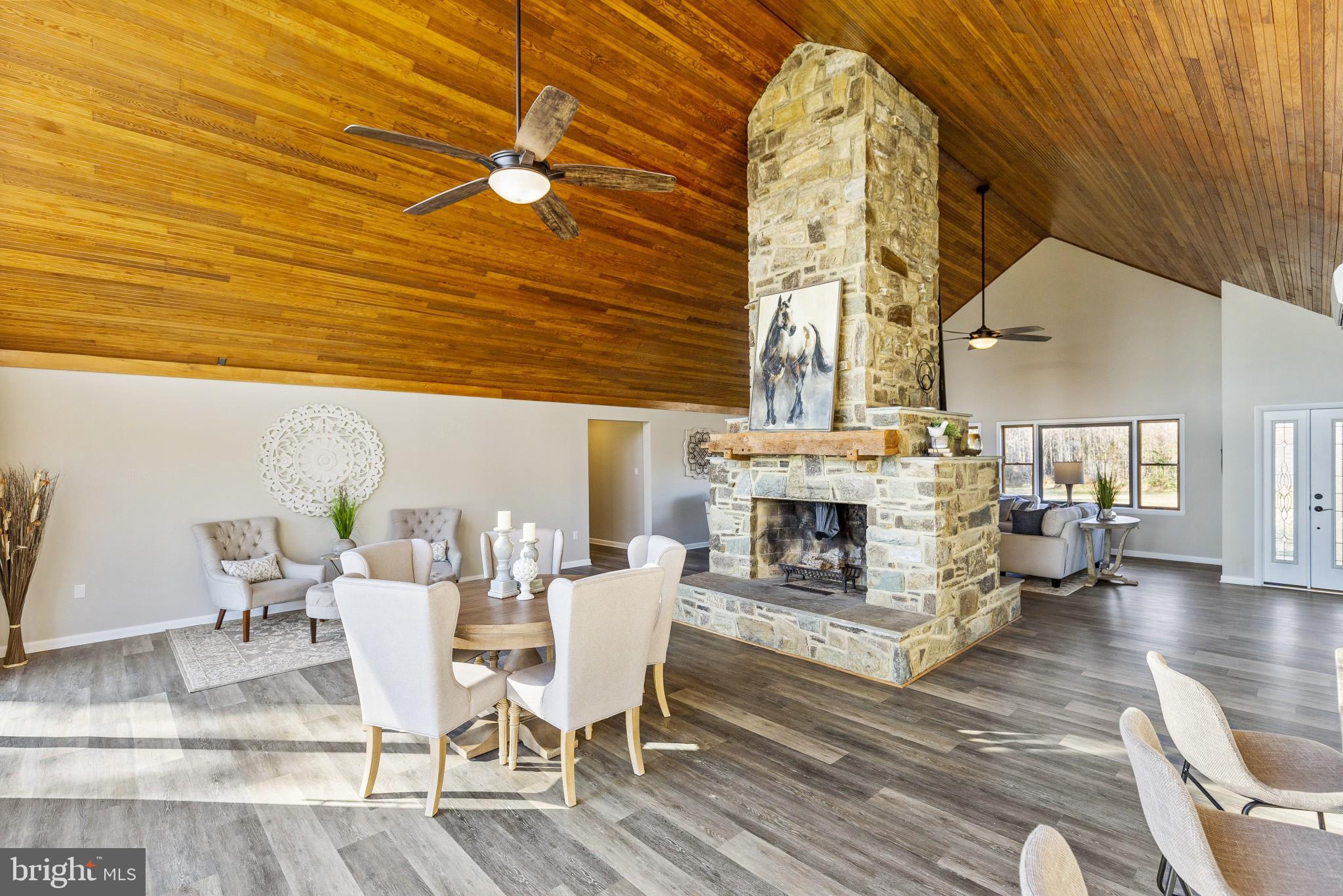 49636 Will's Road Dameron, MD 20628 - Photo 39 of 39 Open floor plan with vaulted wood ceilings