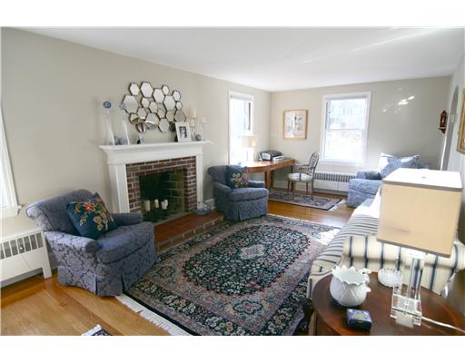 7 Cold Spring Road Barrington, RI 02806 - Photo 7 of 16 Living Room. Formal living with wood burning fireplace.
