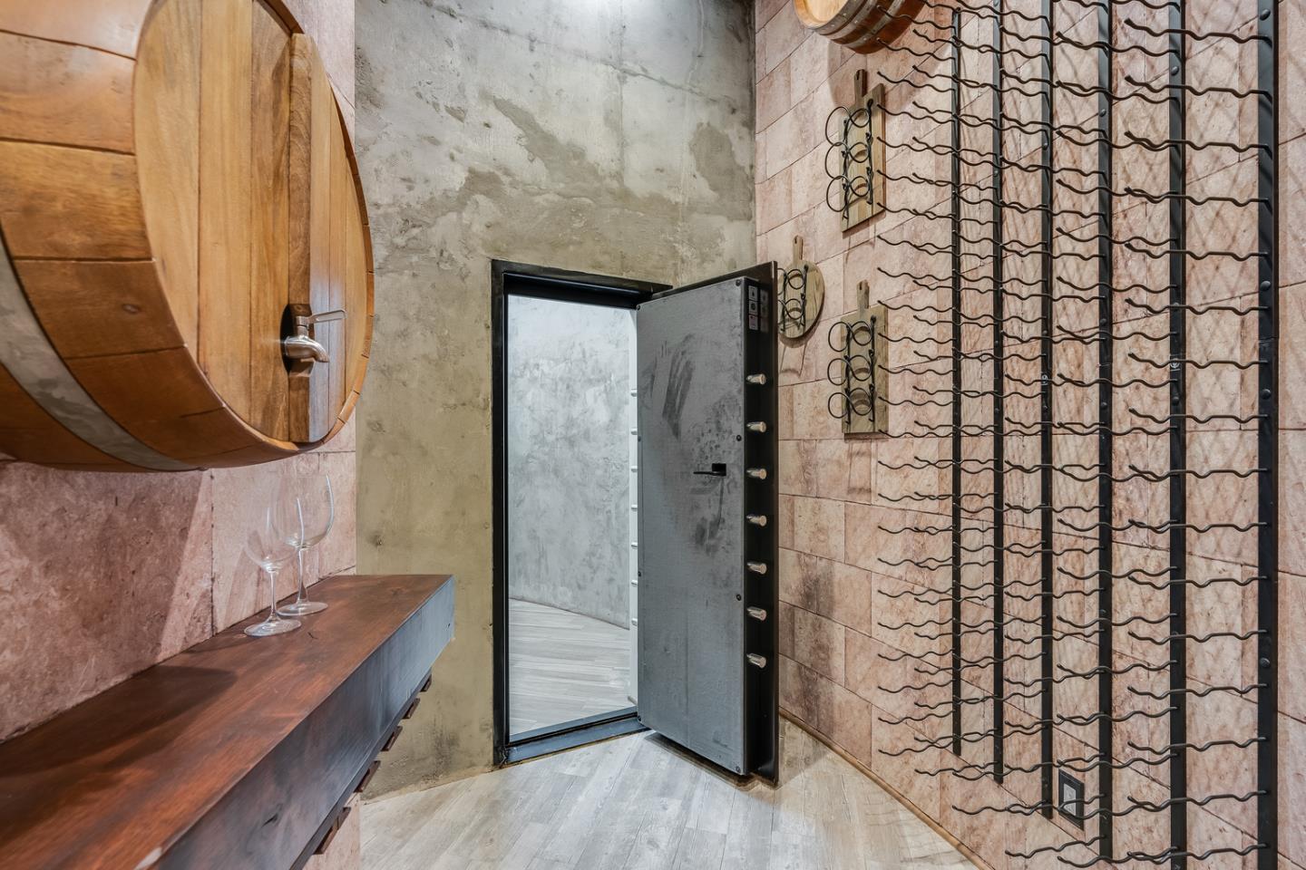 13740 Pierce Road Saratoga, CA 95070 - Photo 36 of 100 a bathroom with a granite countertop shower and a sink