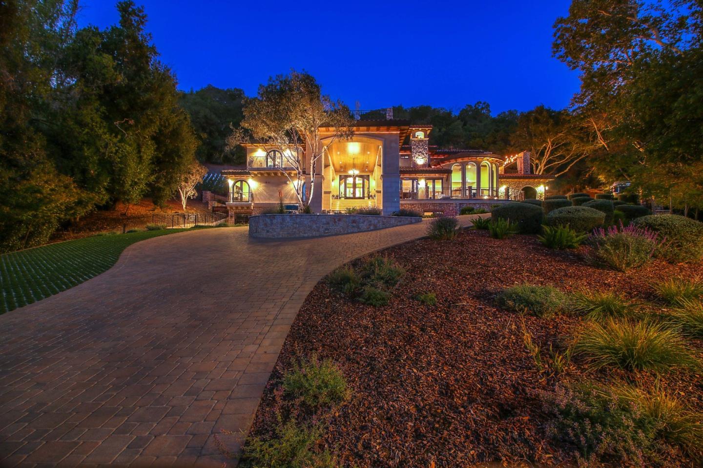 13740 Pierce Road Saratoga, CA 95070 - Photo 50 of 100 a view of a yard with a fountain