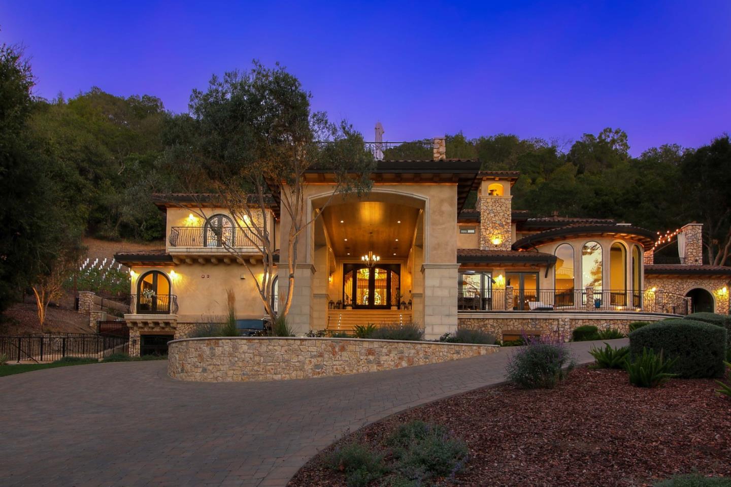13740 Pierce Road Saratoga, CA 95070 - Photo 52 of 100 a front view of a house with a yard
