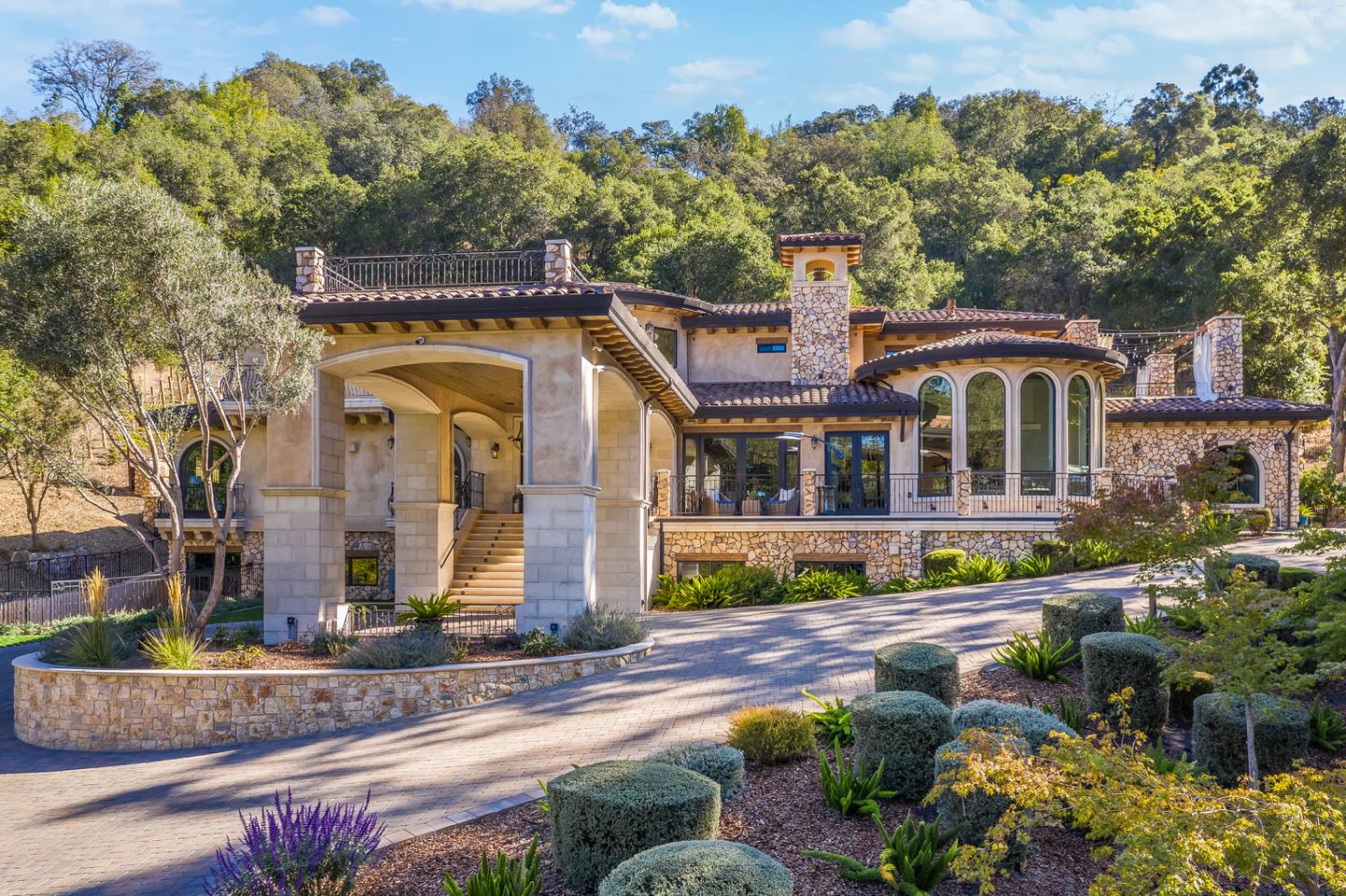 13740 Pierce Road Saratoga, CA 95070 - Photo 58 of 100 front view of house with a yard