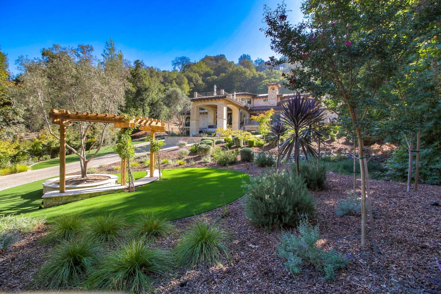 13740 Pierce Road Saratoga, CA 95070 - Photo 62 of 100 a view of a house with a big yard