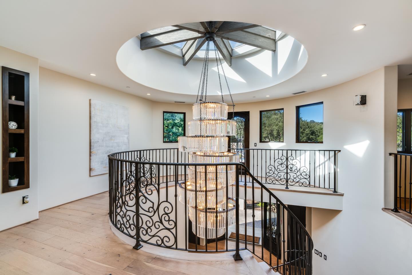 13740 Pierce Road Saratoga, CA 95070 - Photo 76 of 100 a view of entryway livingroom and hall with wooden floor