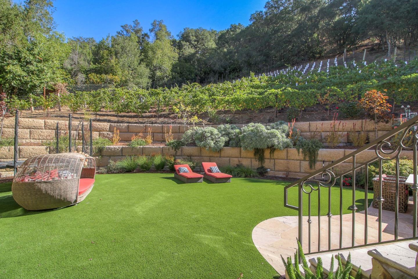 13740 Pierce Road Saratoga, CA 95070 - Photo 86 of 100 a view of a backyard with a garden