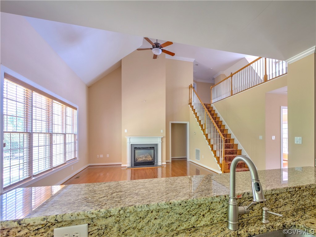 1024 Kingham Drive Midlothian, VA 23114 - Photo 14 of 41 a view of a livingroom with a fireplace and furniture