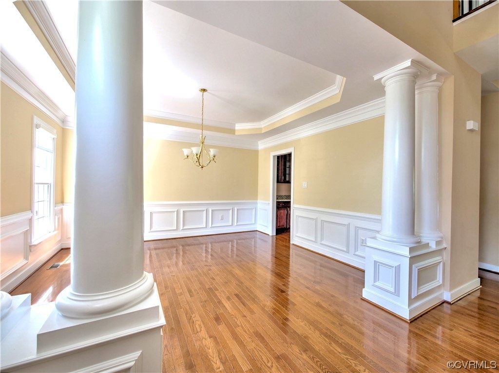 1024 Kingham Drive Midlothian, VA 23114 - Photo 9 of 41 a view of an entryway with wooden floor and a window