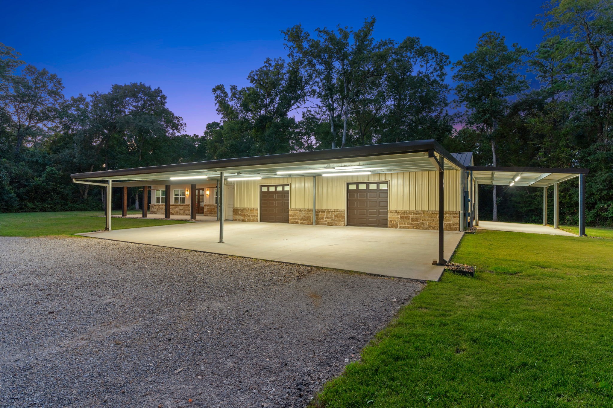 6970 Longmire Road Conroe, TX 77304 - Photo 39 of 48 a view of house with backyard space and garden
