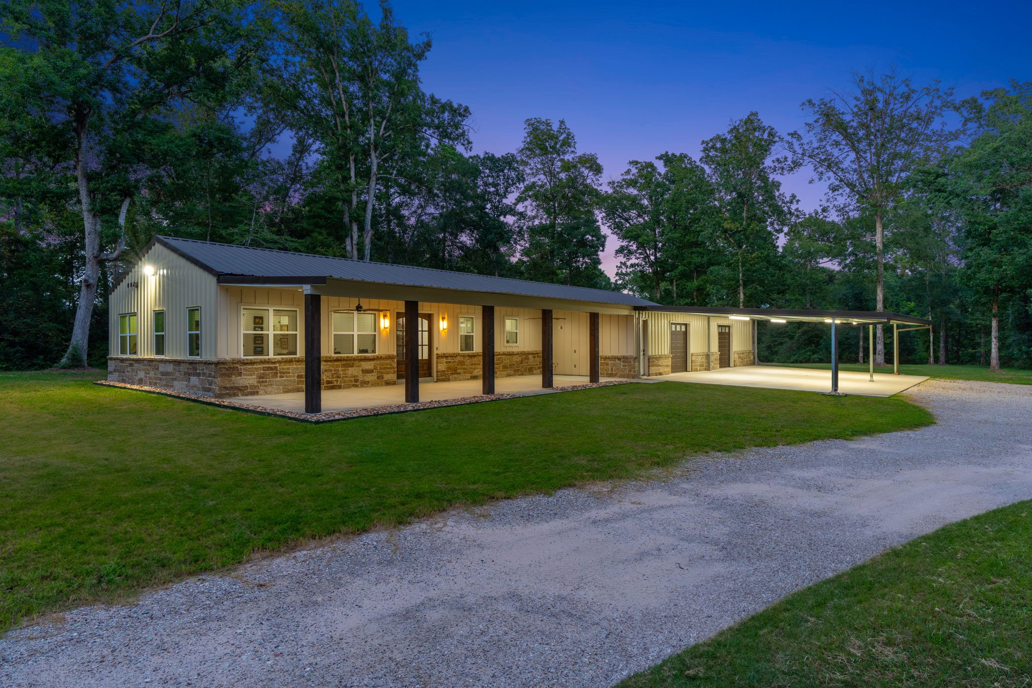 6970 Longmire Road Conroe, TX 77304 - Photo 48 of 48 a view of a house with backyard and a tree