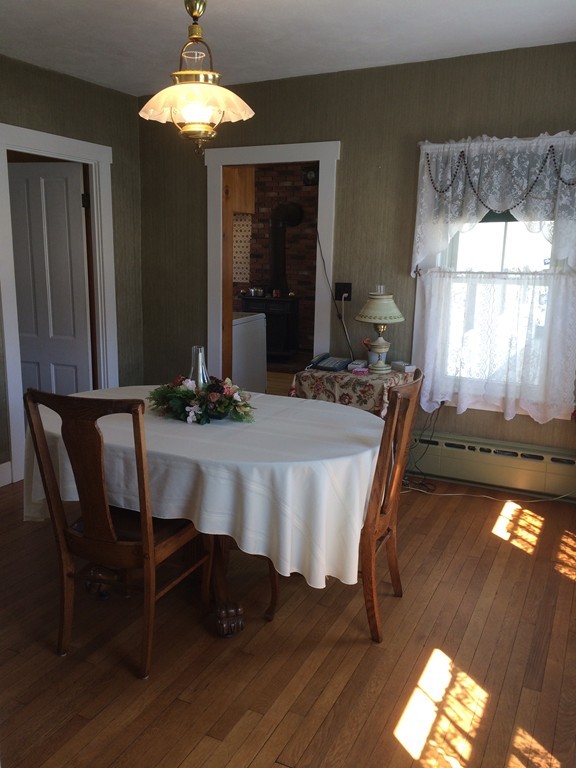 100 Leshure Road Rowe, MA 01367 - Photo 11 of 30 a dining room with furniture and window