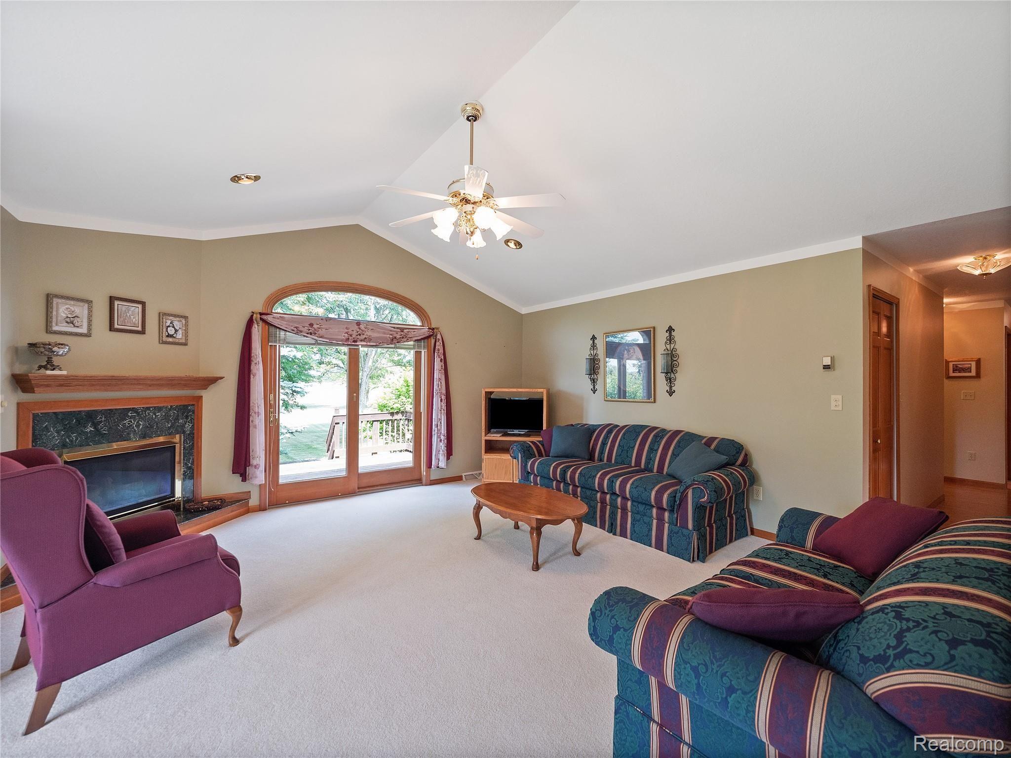9987 Steffas Road Maybee, MI 48159 - Photo 23 of 47 Great room w/fireplace