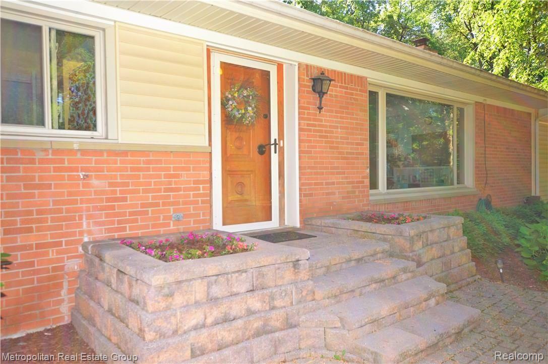 Custom Stone Front Entry