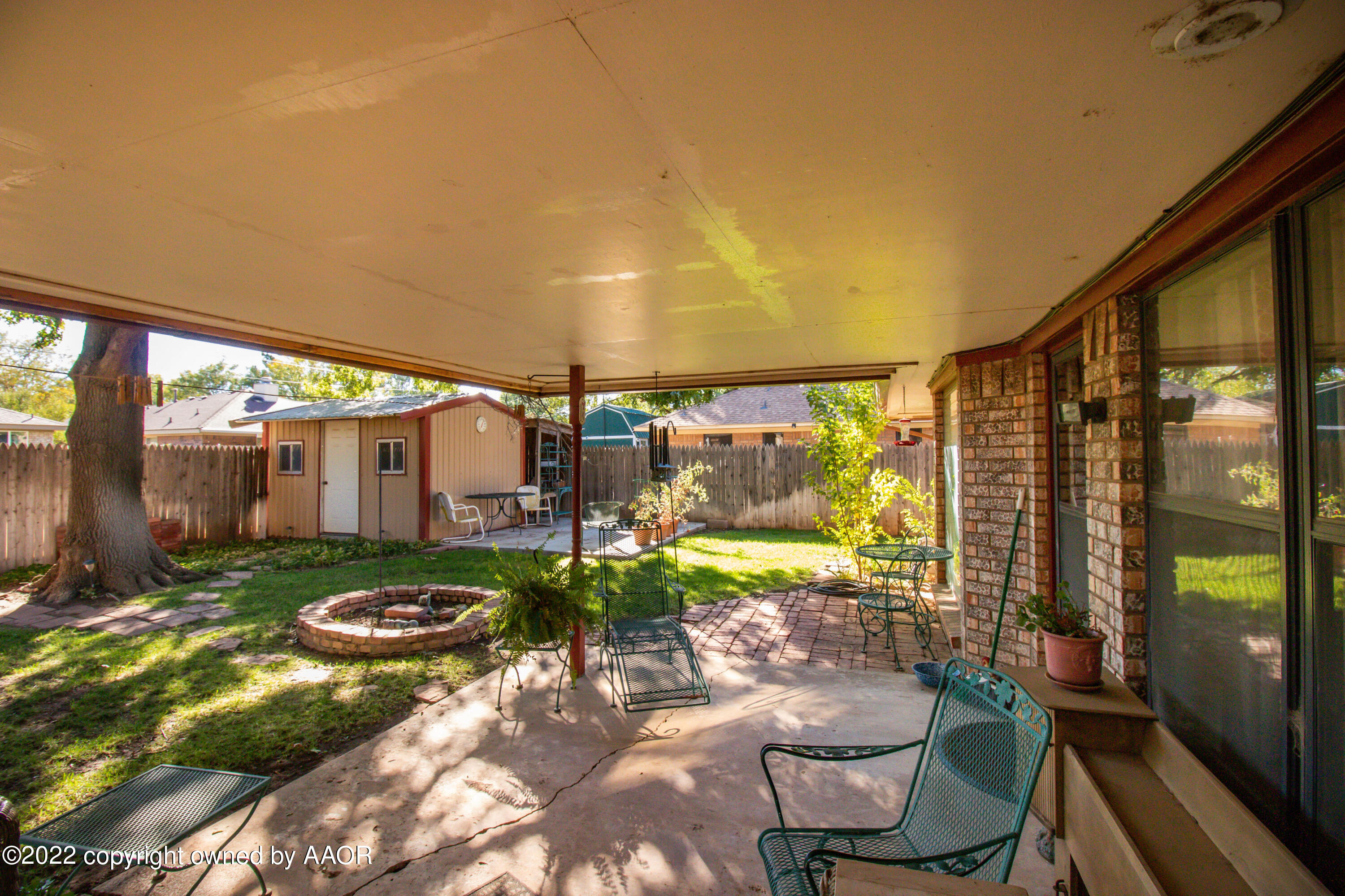7707 Farrell Drive Amarillo, TX 79121 - Photo 32 of 35 covered patio