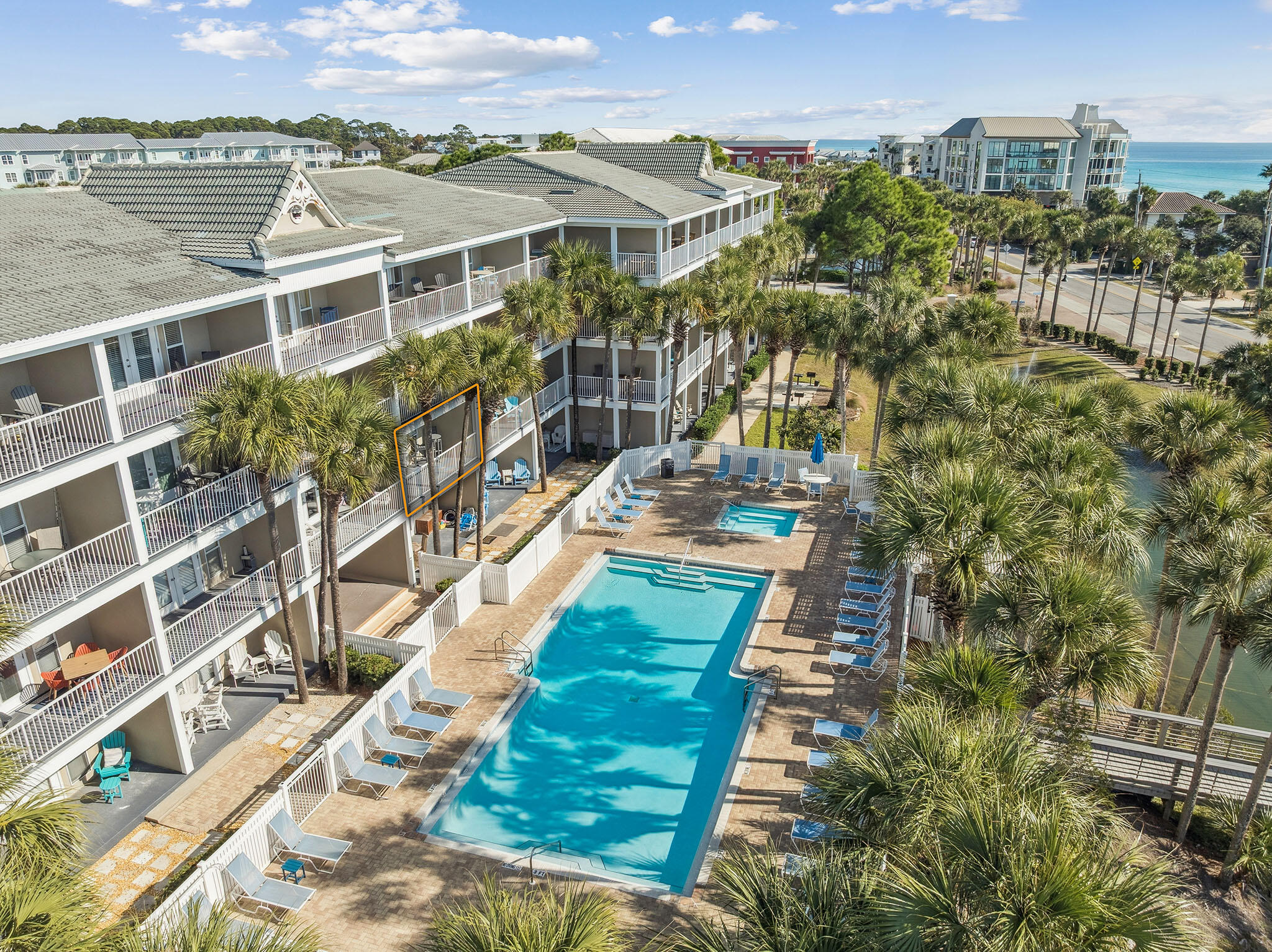 144 Spires Lane, Unit 207 Santa Rosa Beach, FL 32459 - Photo 3 of 49 Pool to the Gulf