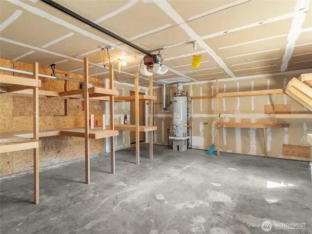 a view of a room with stairs