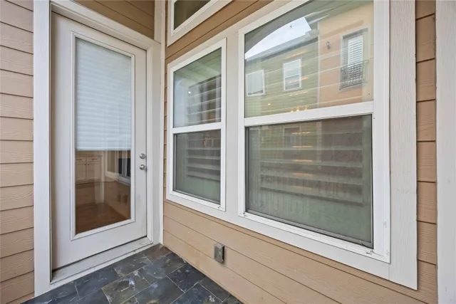 a view of front door of a house