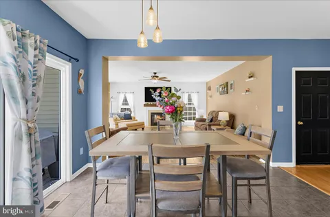 a view of a hallway with workspace