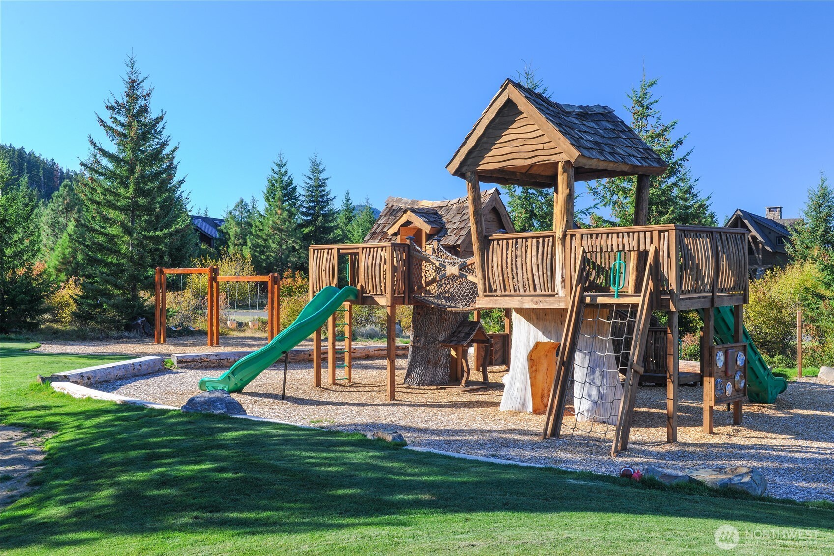 711 Ruby King Loop Cle Elum, WA 98922 - Photo 24 of 27 a view of house with a swimming pool