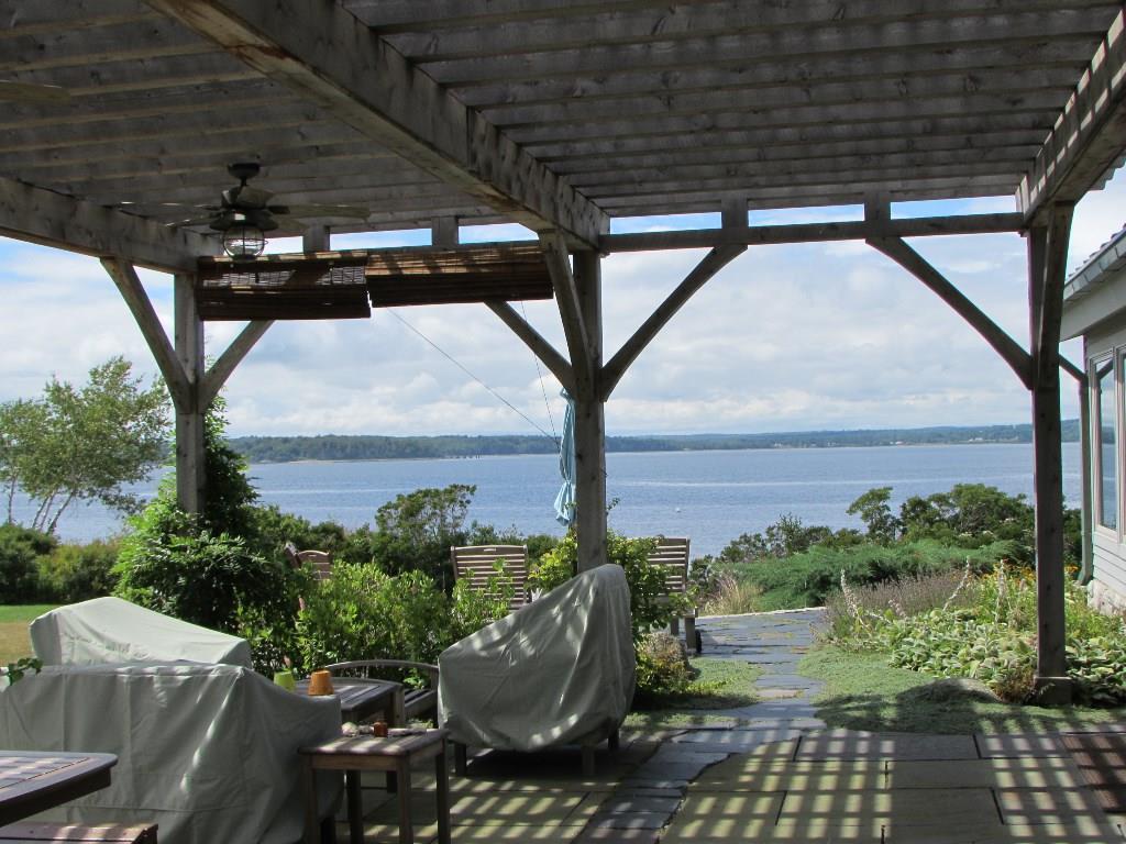 1402 Castine Road Penobscot, ME 04476 - Photo 32 of 35 View from slate patio off the...