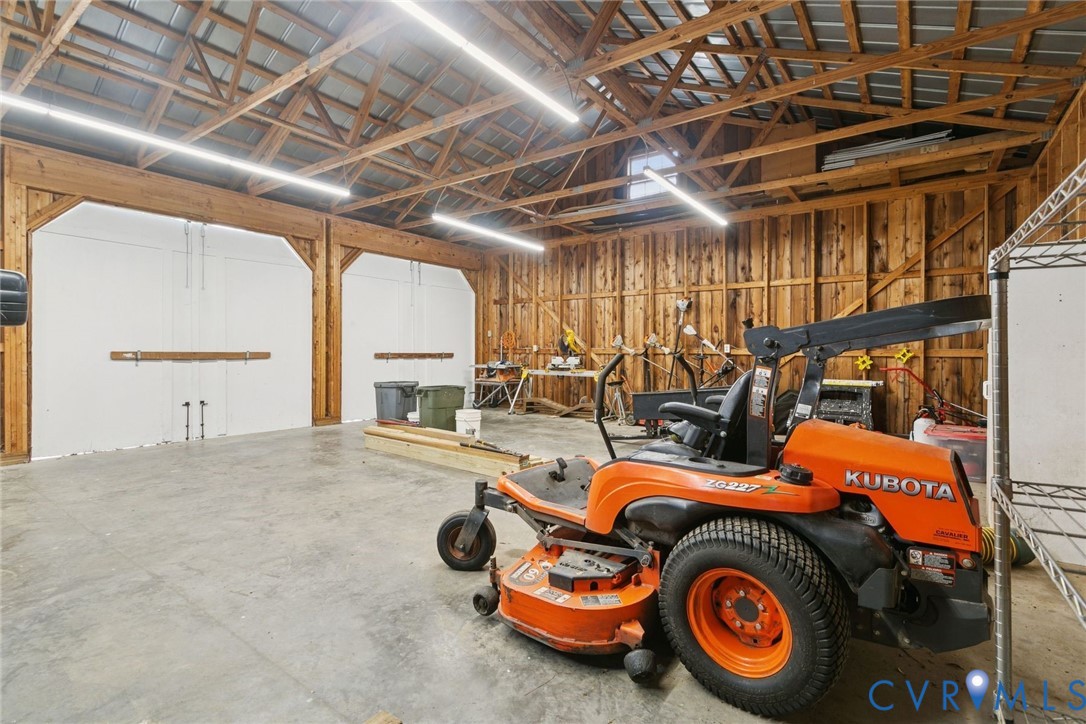 1685 Sweet Hall Road West Point, VA 23181 - Photo 12 of 47 The interior of the ALL CEDAR barn.