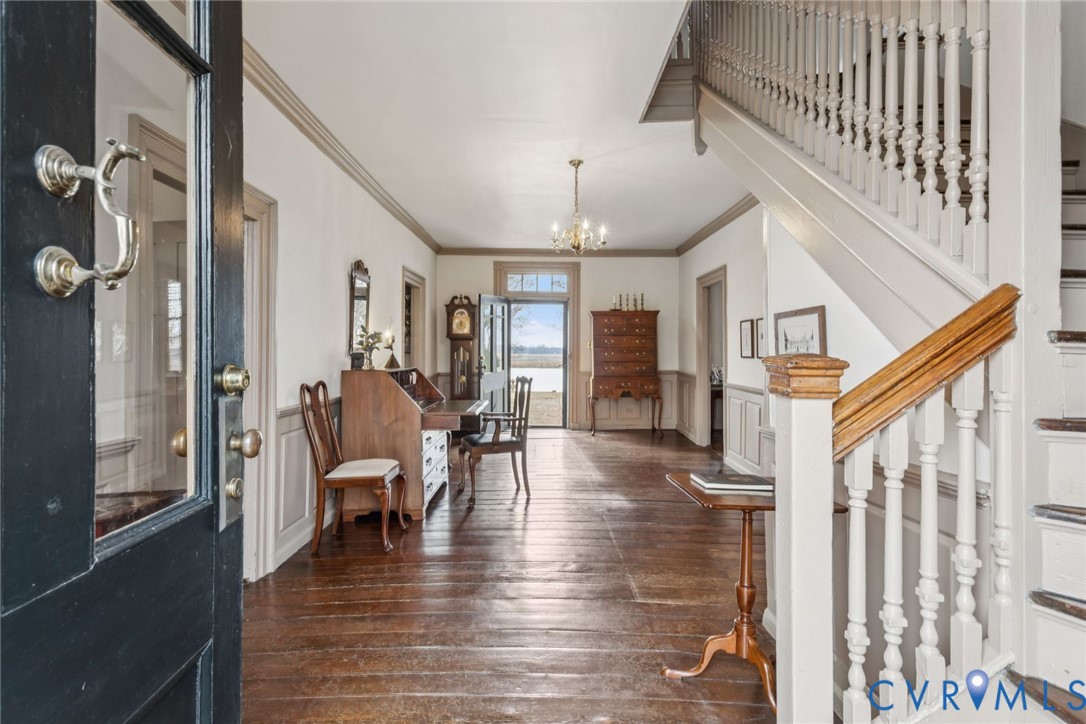 1685 Sweet Hall Road West Point, VA 23181 - Photo 17 of 47 Foyer. Views straight through the house with views